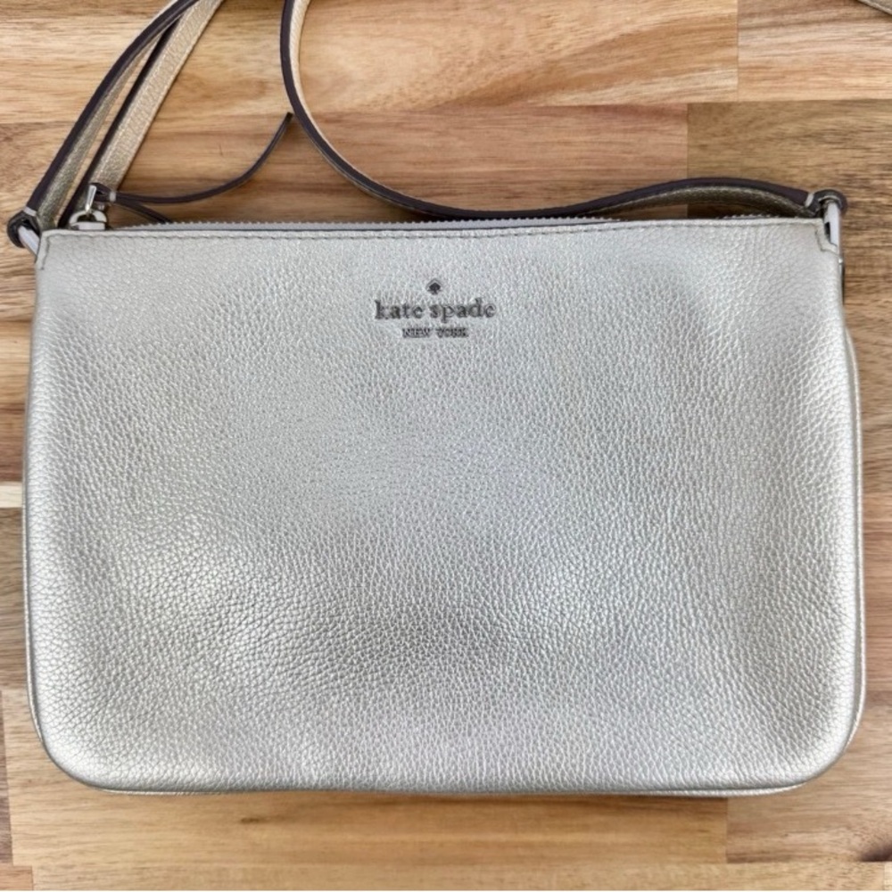 Kate Spade Silver Crossbody Bag
